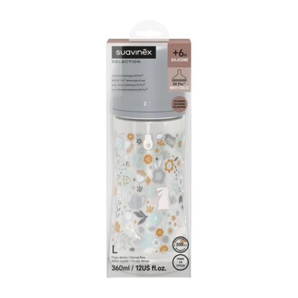 Suavinex Wonderland SX Pro Fles - Slow Flow - 150ml - Blauw> Flessen