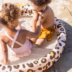 Swim Essentials Exclusive Baby Zwembad Beige Leopard (Ø 100 cm)><noscript><img width=