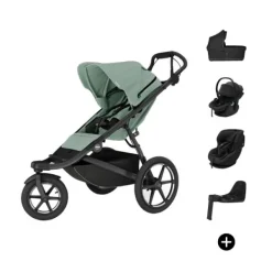 Thule Urban Glide 3 Kinderwagen 4-in-1 - Complete Bundel - Nutria Green><noscript><img width=