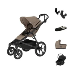Thule Urban Glide 4 Kinderwagen 3‑in‑1 – Basis Bundel – Beige><noscript><img width=