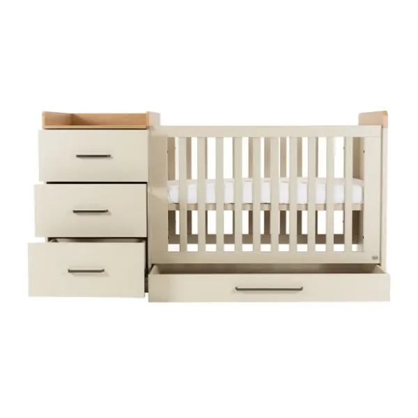 TWF Babykamer Galaxy 3-delig Ledikant 60 x 120 - Commode XL - Hanglegkast> Complete Babykamers|Ladekasten