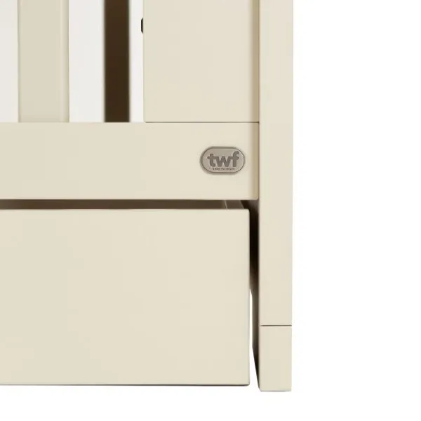 TWF Babykamer Galaxy 3-delig Ledikant 60 x 120 - Commode XL - Hanglegkast> Complete Babykamers|Ladekasten