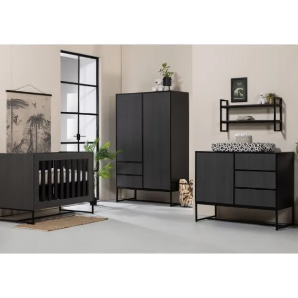 TWF Ledikant 60 x 120 - Commode - Hanglegkast Preston> Complete Babykamers|Ladekasten