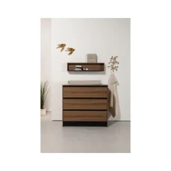 TWF Ledikant 60 x 120 - Commode 3 Laden Denia - Hanglegkast 2 Deuren Denia><noscript><img width=