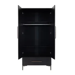 TWF Ledikant 60 x 120 - Commode 3 Laden - Hanglegkast 2 Deuren 1 Lade Modena Metaal><noscript><img width=