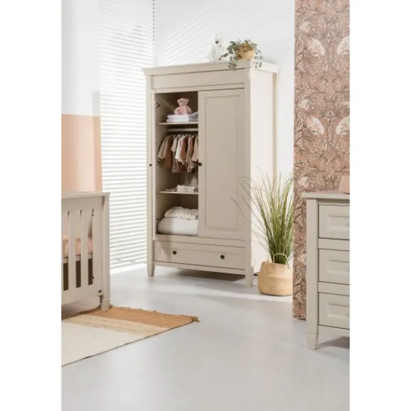 TWF Ledikant 60 x 120 - Commode 3 Laden - Hanglegkast 2 Deuren/1 Lade Granada> Complete Babykamers|Ladekasten