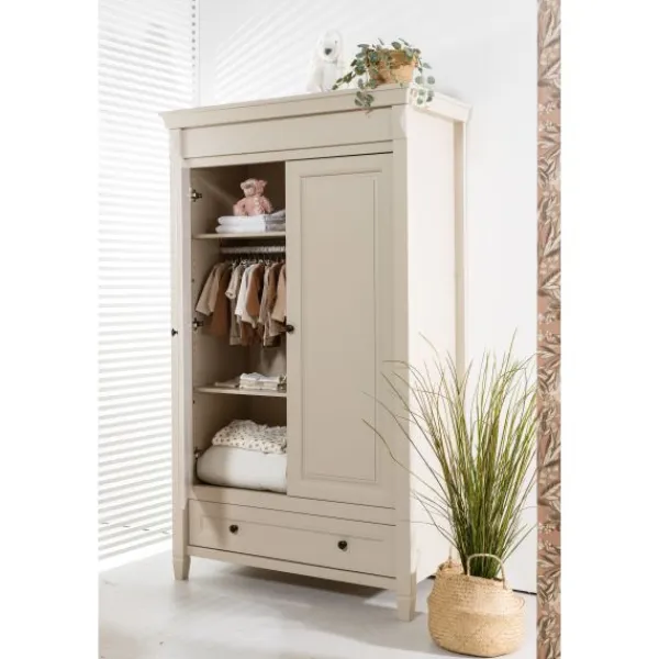 TWF Ledikant 60 x 120 - Commode 3 Laden - Hanglegkast 2 Deuren/1 Lade Granada> Complete Babykamers|Ladekasten