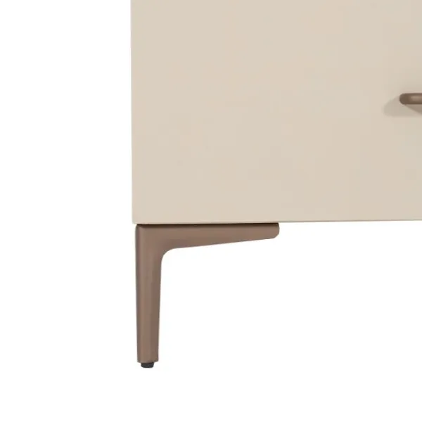 TWF Ledikant 60 x 120 - Commode 3 Laden - Hanglegkast 2 Deuren 1 Lade Salerno Metaal> Complete Babykamers|Ladekasten