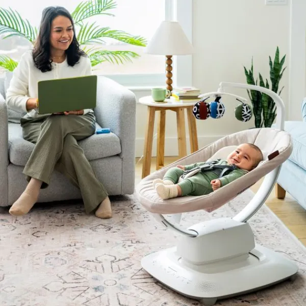 UPPAbaby Mamaroo Charlie - Sand Mélange> Swings