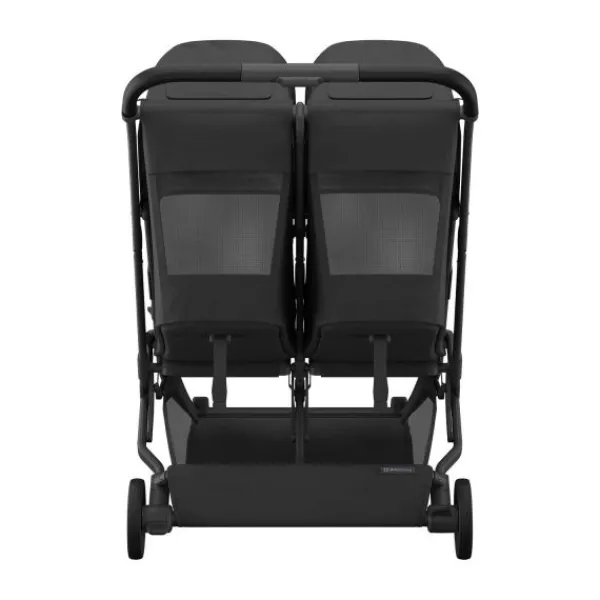 UPPAbaby MINU Duo Buggy - Greyson Carbon Frame Met Bruin Leer> Tweeling Buggy's