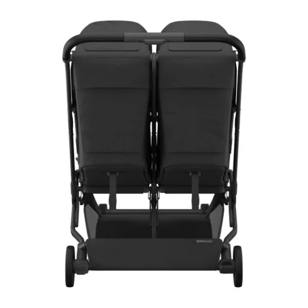 UPPAbaby MINU Duo Buggy - Greyson Carbon Frame Met Bruin Leer> Tweeling Buggy's