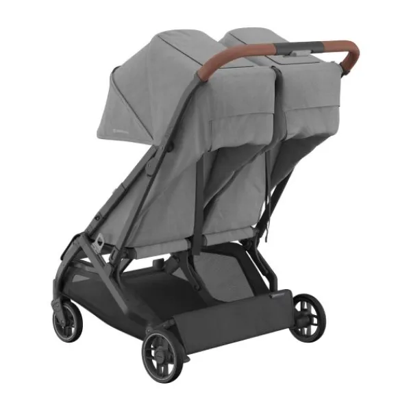 UPPAbaby MINU Duo Buggy - Greyson Carbon Frame Met Bruin Leer> Tweeling Buggy's
