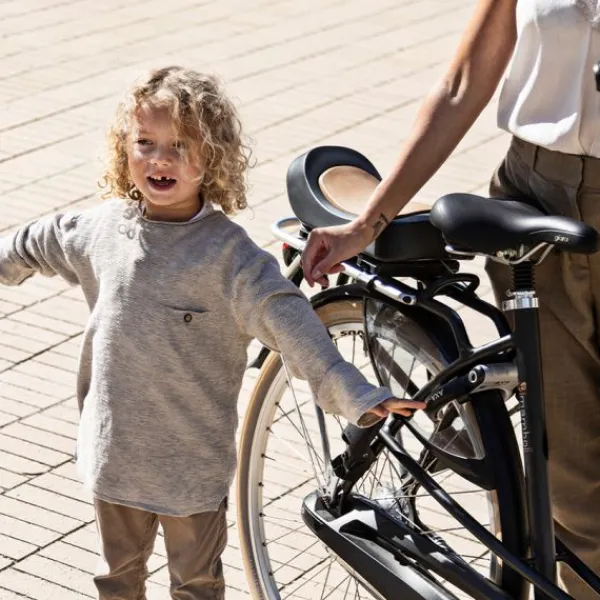 Urban Iki Achterzitje Junior Bincho Black / Bincho Black (zonder montage kader)> Fietsstoeltjes