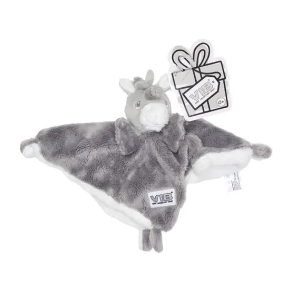 VIB Knuffeldoekje Unicorn Grijs> Knuffeldoekjes