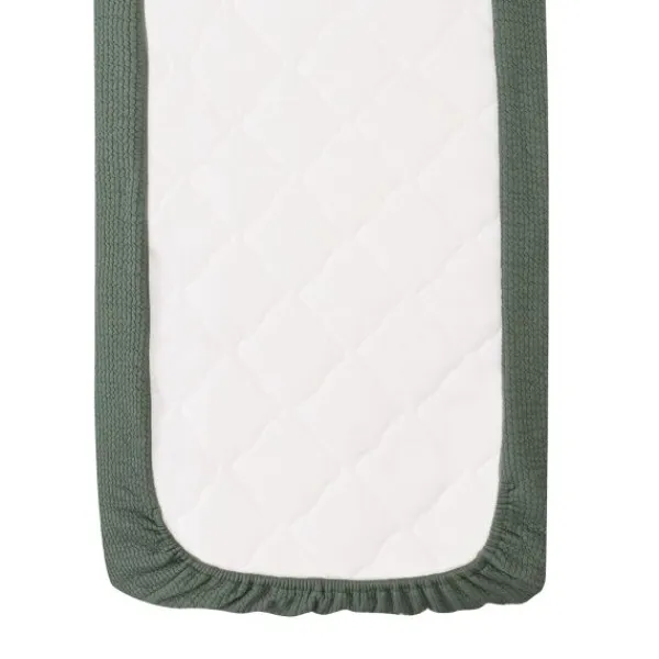 Witlof For Kids Ledikantdeken Tuck-Inn Forest Green Waves 60 x 120 cm> Ledikantdekens