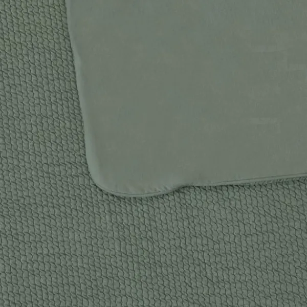 Witlof For Kids Ledikantdeken Tuck-Inn Forest Green Waves 60 x 120 cm> Ledikantdekens
