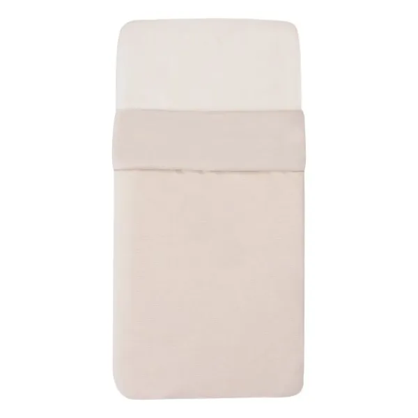 Witlof For Kids Wiegdeken Tuck-Inn Soft Sand Velvet Rib 40 x 80 cm> Accessoires Wiegen|Wiegdekens