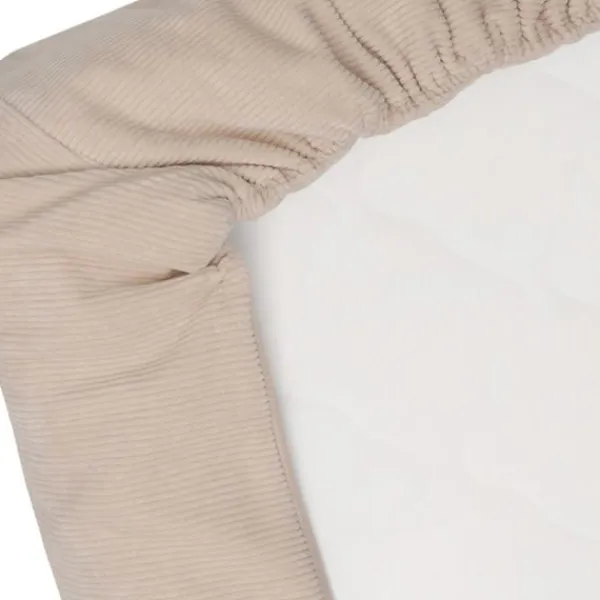 Witlof For Kids Wiegdeken Tuck-Inn Soft Sand Velvet Rib 40 x 80 cm> Accessoires Wiegen|Wiegdekens