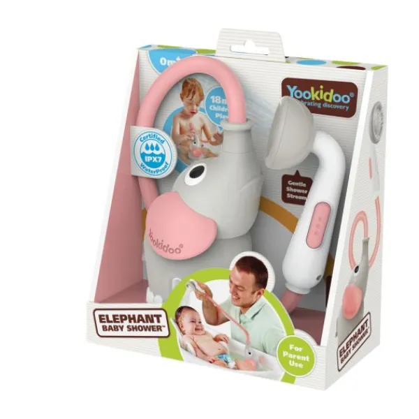 Yookidoo Elephant Baby Shower Pink> Badspeelgoed