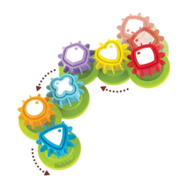 Yookidoo Shape Spin Gear Sorter> Badspeelgoed