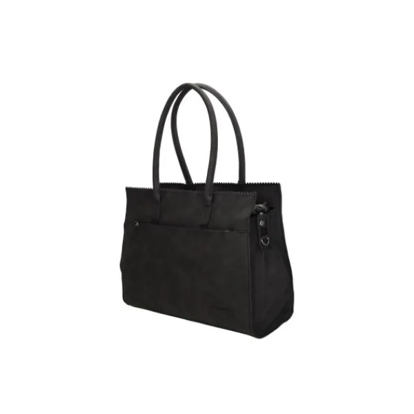 Zebra Laptoptas Zwart> Lederlook Tassen